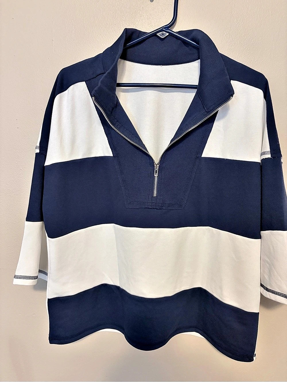 Retro Rugby Set Color Block Pullover & Shorts Set - Picture 3 of 8